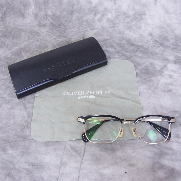 実際に弊社で買取させて頂いたOLIVER PEOPLES/オリバーピープルズ Beekman メガネフレームの画像 6枚目