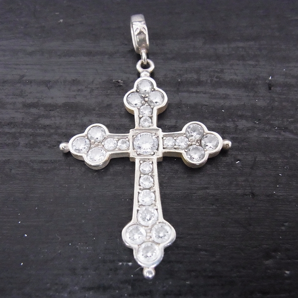 実際に弊社で買取させて頂いた【ギャラ付】Loree Rodkin/ローリーロドキン ゴシッククロスペンダント ラージ P055-886の画像 1枚目