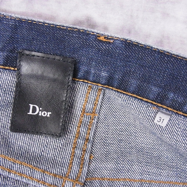 実際に弊社で買取させて頂いたDIOR HOMME/ディオール・オム スリムデニムダメージパンツ 8E3111740699/31の画像 2枚目