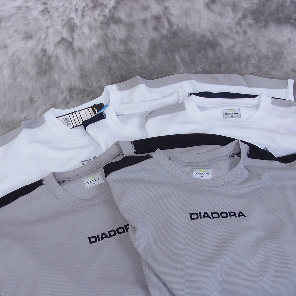 実際に弊社で買取させて頂いた☆DIADORA/ディアドラ クルーネックシャツ M/5点SET