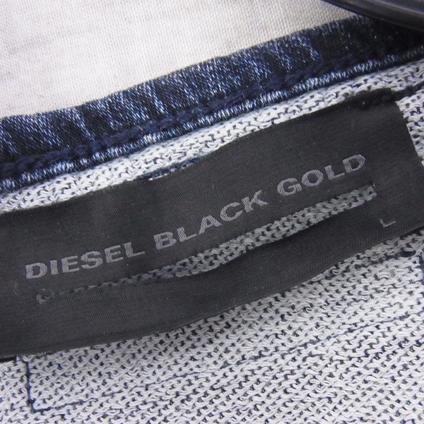 実際に弊社で買取させて頂いたDIESEL BLACK GOLD/ディーゼル 半袖スウェット Lの画像 2枚目