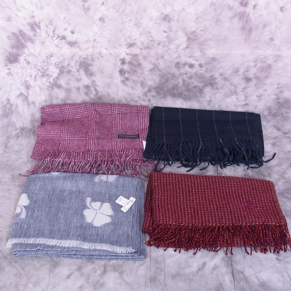 実際に弊社で買取させて頂いたmila schon/ミラショーン LOEWE/ロエベ PAPAS/パパスほか　ストール/マフラー/スカーフ 20点↑SETの画像 1枚目