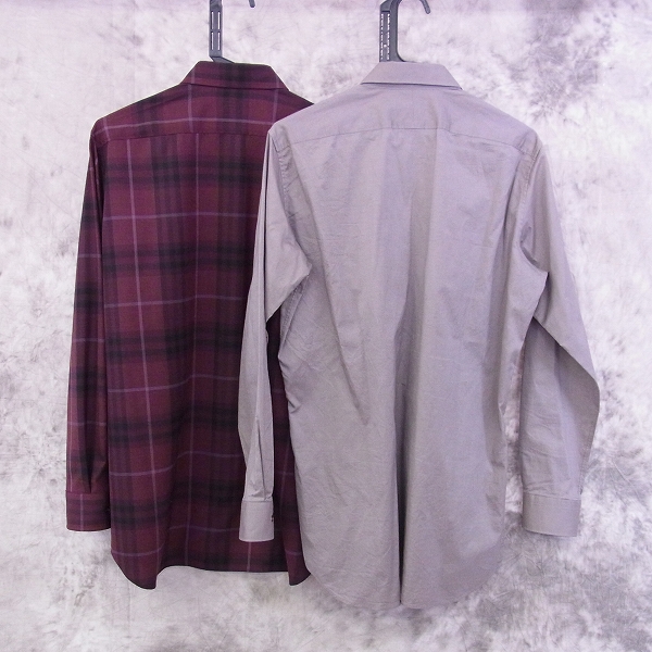 実際に弊社で買取させて頂いた☆BURBERRY LONDON/バーバリー ワンポイントロゴ/チェック 長袖シャツ 2点セットの画像 1枚目