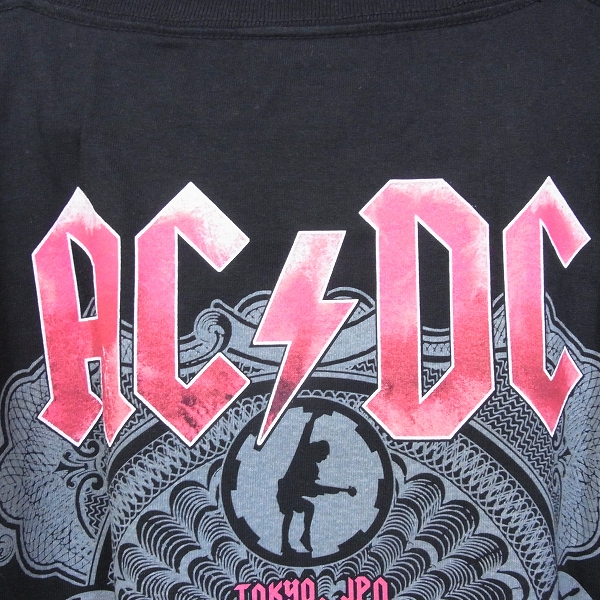 実際に弊社で買取させて頂いたAC/DC BLACK ICE Tour 2009 ドイツ他 バンドTシャツ 4点セットの画像 2枚目