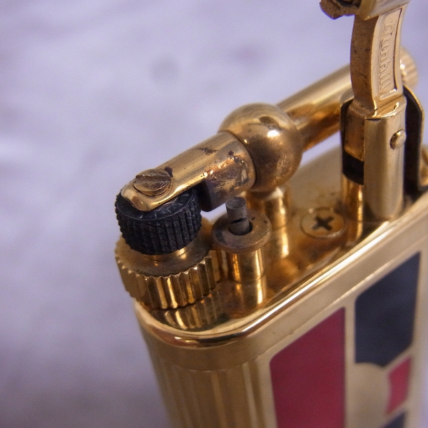 実際に弊社で買取させて頂いたdunhill/ダンヒル UNIQUE/ユニーク ガスライター 総柄の画像 4枚目