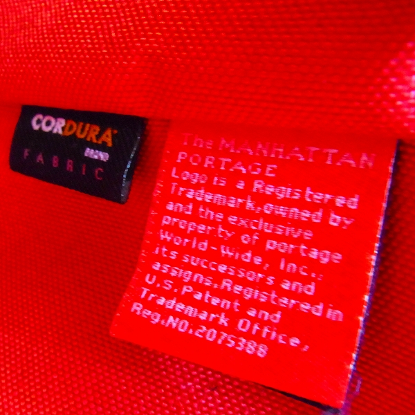 実際に弊社で買取させて頂いたManhattan Portage×TOMMY/マンハッタンポーテージ×トミー トートバッグ　ブラックの画像 5枚目