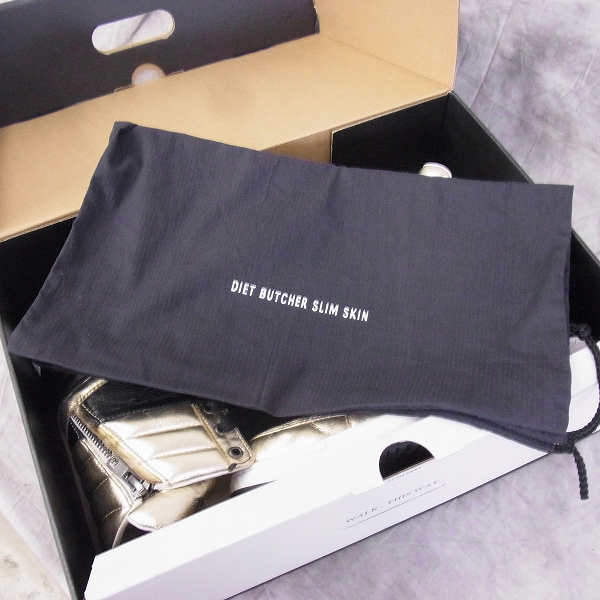実際に弊社で買取させて頂いたDIET BUTCHER SLIM SKIN/ダイエットブッチャースリムスキン スニーカー D151D076/43の画像 8枚目