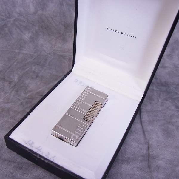 実際に弊社で買取させて頂いたdunhill/ダンヒル ローラーガスライター ロゴ立体デザインの画像 7枚目