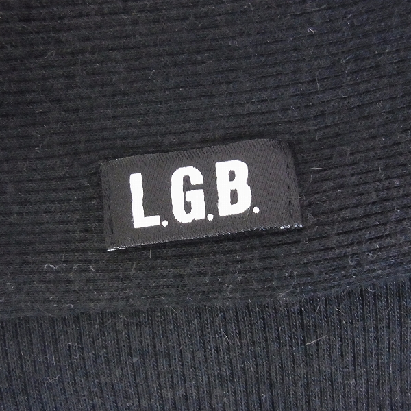 実際に弊社で買取させて頂いた☆LGB/ルグランブルー CARDI/STD カーディガン ブラック 0の画像 2枚目