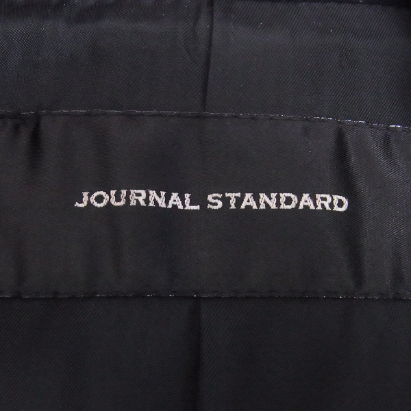 実際に弊社で買取させて頂いたJOURNAL STANDARD/ジャーナルスタンダード ベルトデザイン ハイネックコート Lの画像 2枚目