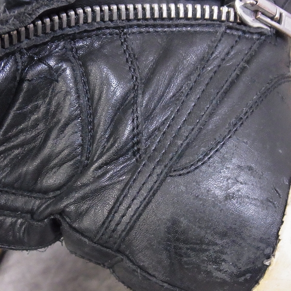 実際に弊社で買取させて頂いた【難有】RICK OWENS/リックオウエンス 初期 ジオバスケットスニーカーの画像 7枚目