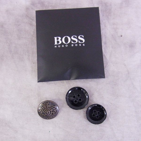 実際に弊社で買取させて頂いた☆HUGO BOSS/ヒューゴボス　カシミア混ウールジレベスト エポレット装飾/46の画像 5枚目