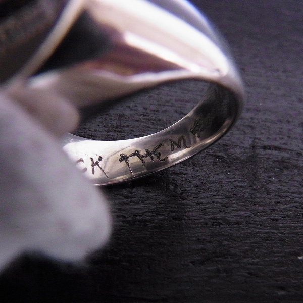 実際に弊社で買取させて頂いたSTANLEY GUESS/スタンリーゲス ラージラウンドウッドw ロゴインレイドリング/22号の画像 4枚目