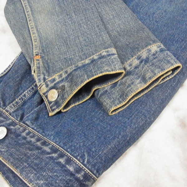 実際に弊社で買取させて頂いたDENIME/ドゥニーム 2nd デニムジャケット /Gジャン/Lの画像 8枚目