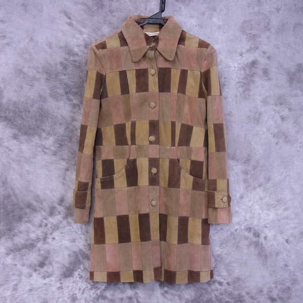 実際に弊社で買取させて頂いたHysterics/ヒステリックス ゴートレザー パッチワーク コート F