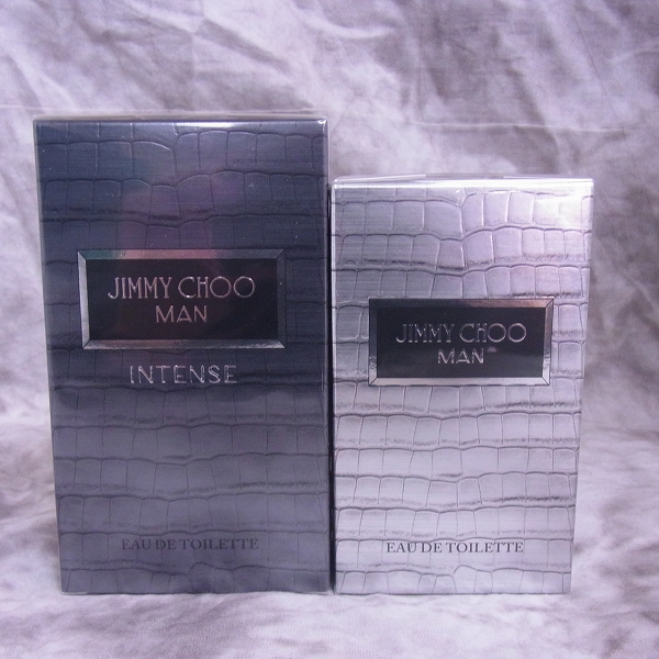 実際に弊社で買取させて頂いた【未開封】JIMMY CHOO MAN オードトワレ 30ml インテンス オードトワレ50ml 2点セット