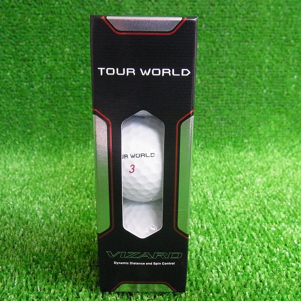 実際に弊社で買取させて頂いたホンマ HONMA ツアーワールド TOUR WORLD VIZARD ゴルフボール ホワイト 1ダースの画像 1枚目