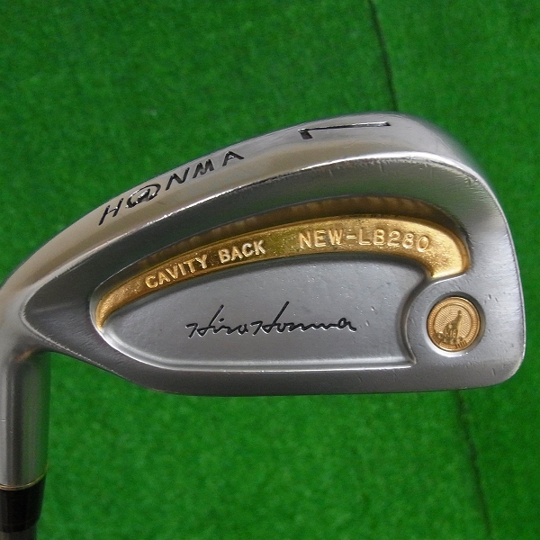 実際に弊社で買取させて頂いた★HONMA CAVITY BACK NEW-LB280 金モグラ K18 4星 レフティ アイアン10本セットの画像 2枚目