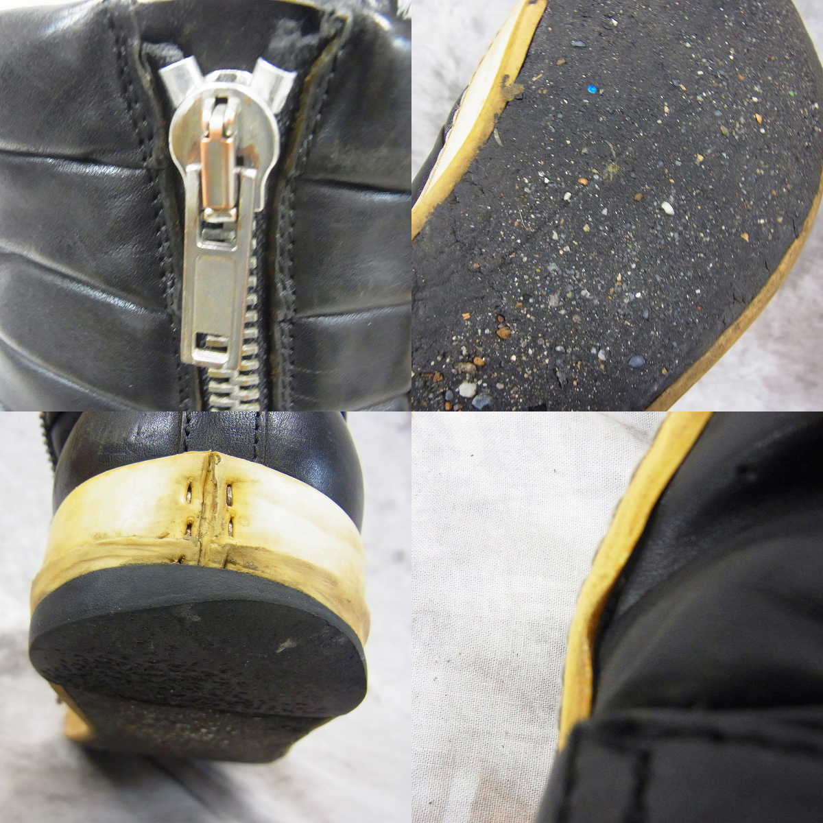 実際に弊社で買取させて頂いたRICK OWENS/リックオウエンス 初期 ジオバスケットスニーカー 41の画像 9枚目