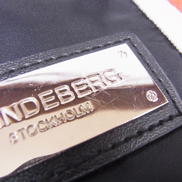 実際に弊社で買取させて頂いたJ.LINDEBERG/Jリンドバーグ ロゴプレート付き ミニトートバッグ JL-907の画像 6枚目