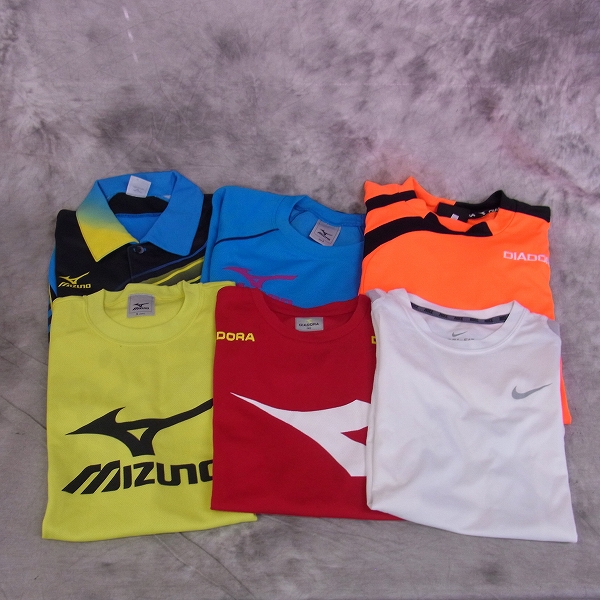 実際に弊社で買取させて頂いたMIZUNO/ミズノ DIADORA/ディアドラ　NIKE/ナイキ他 スポーツウェア ウインドブレーカー等 140～XL 15点まとめての画像 2枚目