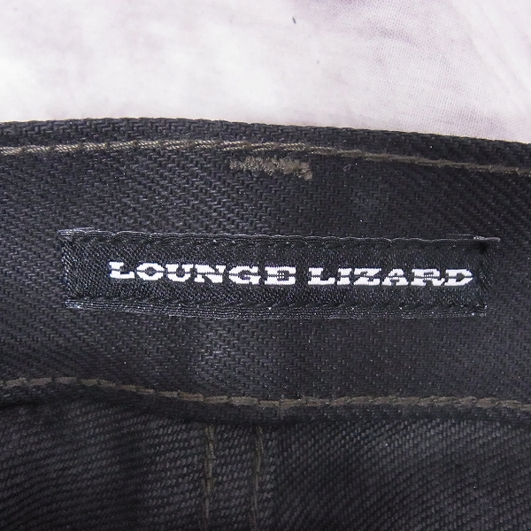 実際に弊社で買取させて頂いたLOUNGE LIZARD/ラウンジリザード コーティング×ノンウォッシュパンツ 6571/3の画像 4枚目