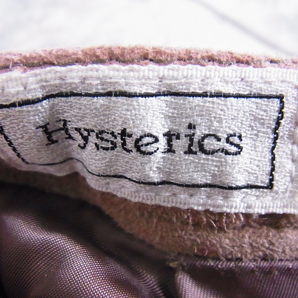 実際に弊社で買取させて頂いたHysterics/ヒステリックス ゴートレザー パッチワーク スカート Fの画像 3枚目