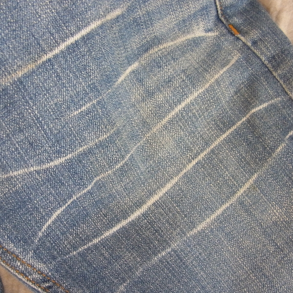 実際に弊社で買取させて頂いたMAD/ムーンエイジデビルメント 裾ZIP デニムパンツ インディゴ/00の画像 6枚目