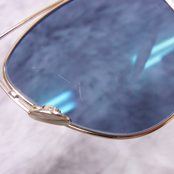 実際に弊社で買取させて頂いたChristian Dior/クリスチャン ディオール TECHNOLOGIC サングラス gold black/blue mirror/RHL2Aの画像 6枚目