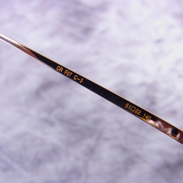 実際に弊社で買取させて頂いたChristian Roth/クリスチャンロス 日本製 眼鏡フレーム デミ柄 CR F07 C-3の画像 4枚目