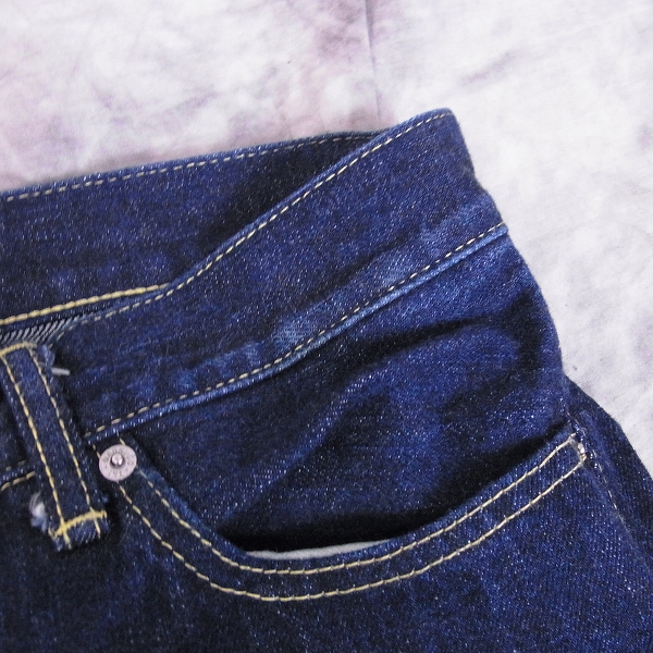 実際に弊社で買取させて頂いたGARNI/ガルニ ストレートデニムパンツ シルバーボタン GW10008/Sの画像 7枚目