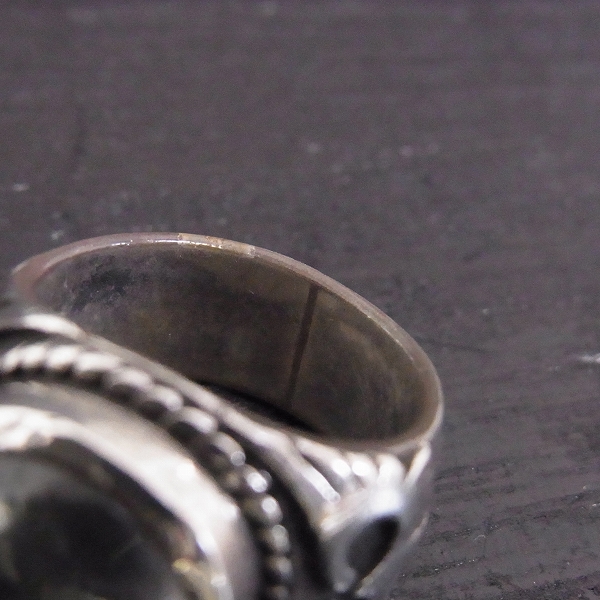 実際に弊社で買取させて頂いたCRAZY PIG/クレイジーピッグ クリスタル スカルリング 13.5号 の画像 7枚目