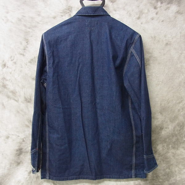 実際に弊社で買取させて頂いたBLUE BLUE/ブルーブルー デニム カバーオール/ジャケット/1の画像 1枚目