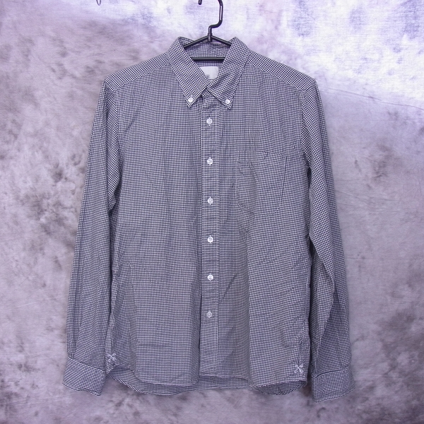 実際に弊社で買取させて頂いたuniform experiment/ユニフォームエクスペリメント ギンガムチェックシャツ/2