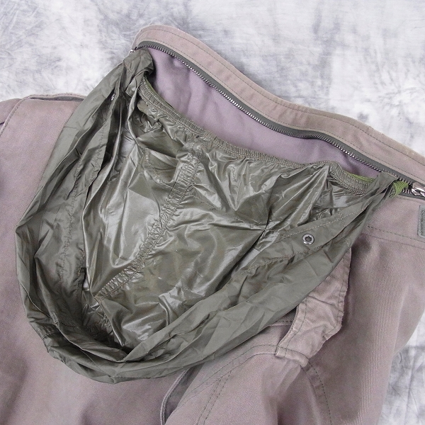 実際に弊社で買取させて頂いたjunhashimoto/ジュンハシモト　コンビベスト M-65 ミリタリージャケット VST003 NYL03/3の画像 5枚目