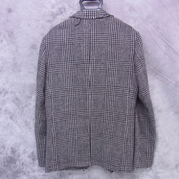 実際に弊社で買取させて頂いたjunhashimoto/ジュンハシモト　13AW カッティングジャケット グレンチェック JKT1006 CVW03/4の画像 1枚目
