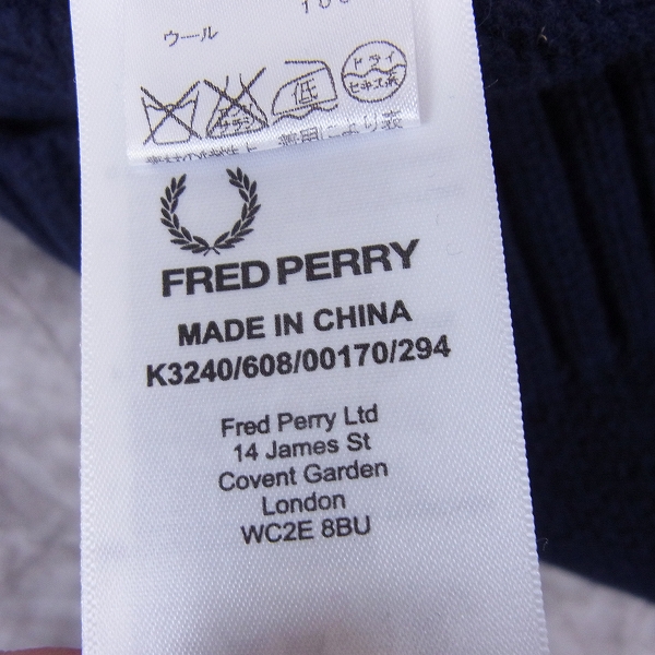 実際に弊社で買取させて頂いたFRED PERRY/フレッドペリー クルーネックセーター/Mの画像 5枚目