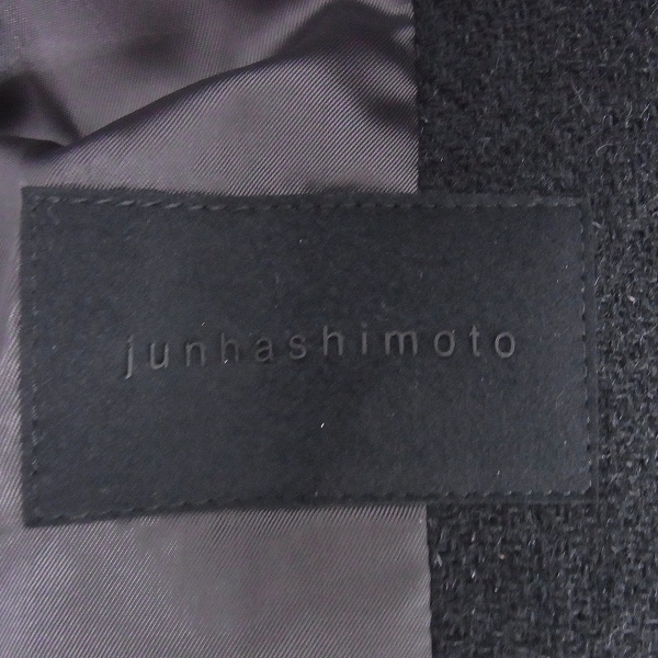 実際に弊社で買取させて頂いたjunhashimoto/ジュンハシモト　13AW カッティングジャケット JKT1006 CVW02/4の画像 2枚目