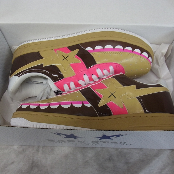 実際に弊社で買取させて頂いたA BATHING APE/ア ベイシング エイプ BAPESTA×KAWS/カウズ コラボ 2006FS-029/28.0の画像 7枚目