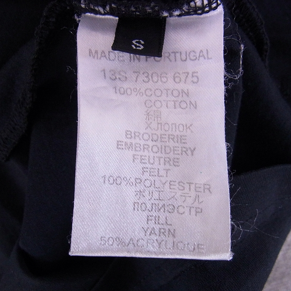 実際に弊社で買取させて頂いたGIVENCHY/ジバンシィ 17SS スターパッチＴシャツ/カットソー/Sの画像 3枚目