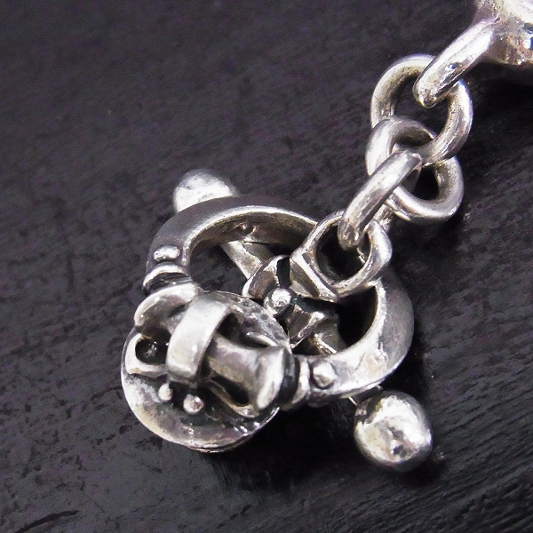 実際に弊社で買取させて頂いたTRAVIS WALKER/トラヴィスワーカー 2スカル&クロスリングウォレットチェーンの画像 3枚目