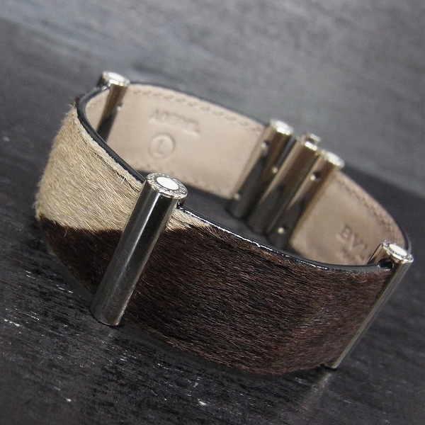 実際に弊社で買取させて頂いたBVLGARI/ブルガリ　レザーブレスレット ブラウン