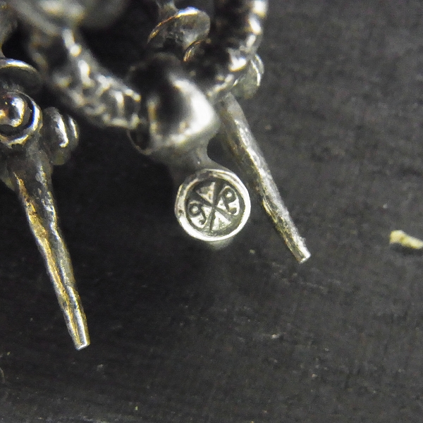 実際に弊社で買取させて頂いたDeaf Breed/デフブリード B-3ブレスレット シルバーの画像 2枚目