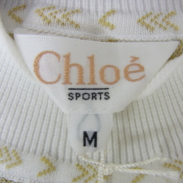 実際に弊社で買取させて頂いたChloe SPORTS/クロエスポーツ　ハイネック半袖シャツ CHL1954 L511/Mの画像 2枚目