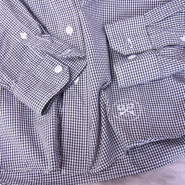 実際に弊社で買取させて頂いたuniform experiment/ユニフォームエクスペリメント ギンガムチェックシャツ/2の画像 4枚目