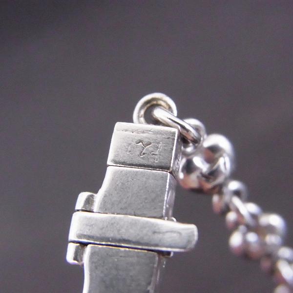 実際に弊社で買取させて頂いたLoree Rodkin/ローリーロドキン タイニーハートクロスチェーン/18KWG/20インチの画像 2枚目