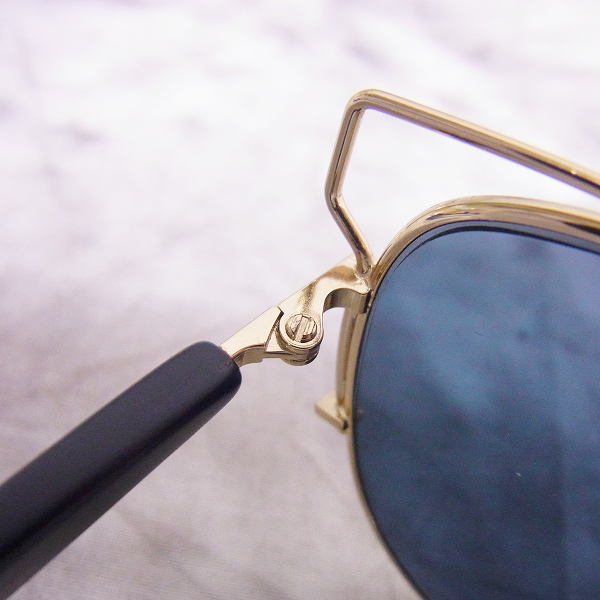 実際に弊社で買取させて頂いたChristian Dior/クリスチャン ディオール TECHNOLOGIC サングラス gold black/blue mirror/RHL2Aの画像 3枚目