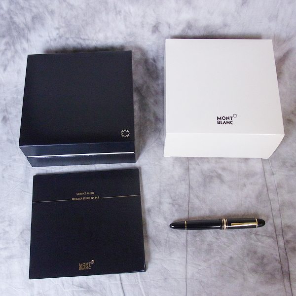 実際に弊社で買取させて頂いたMONTBLANC/モンブラン マイスターシュテック 149 万年筆 ペン先18k/750の画像 6枚目