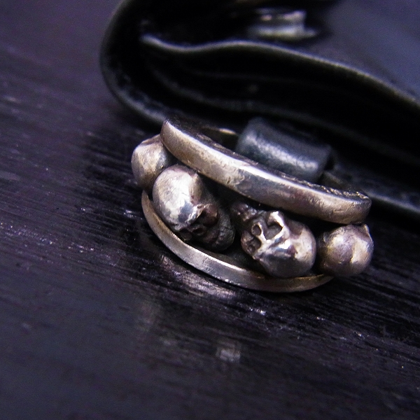 実際に弊社で買取させて頂いたSTANLEY GUESS/スタンリーゲス スカルボタンウォレット 財布 の画像 9枚目