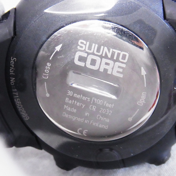 実際に弊社で買取させて頂いたSUUNTO/スント CORE ALL BLACK/コア オールブラック SS014279010の画像 3枚目